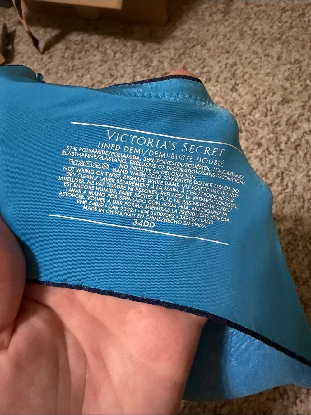 Victorias Secret lightly padded